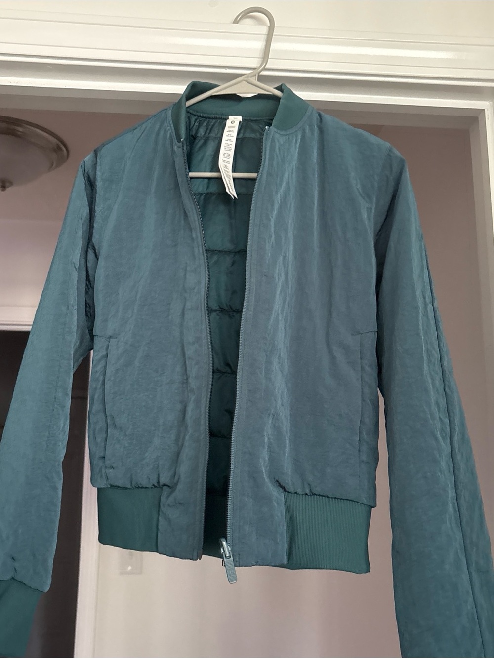 lululemon athletica Quilted Jacket in Teal